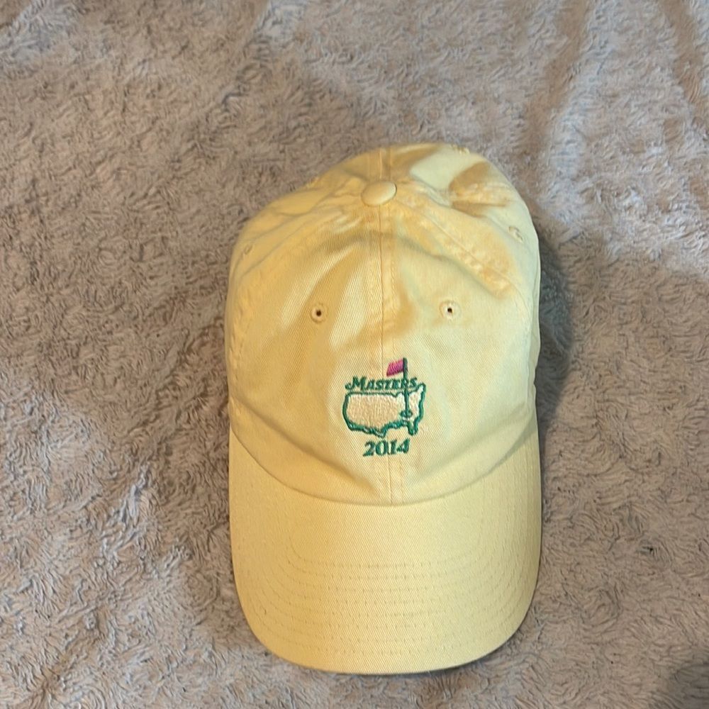 Masters Yellow Embroidered 2014 Baseball Cap - Picture 4 of 8